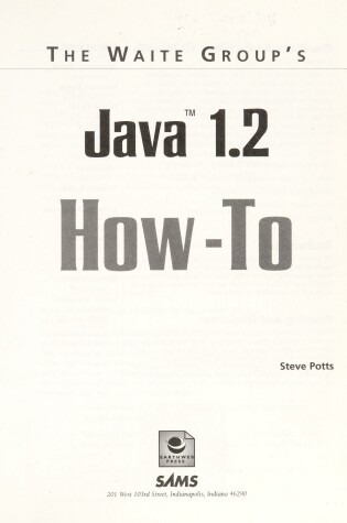 Cover of JAVA 1.2 HOW-TO