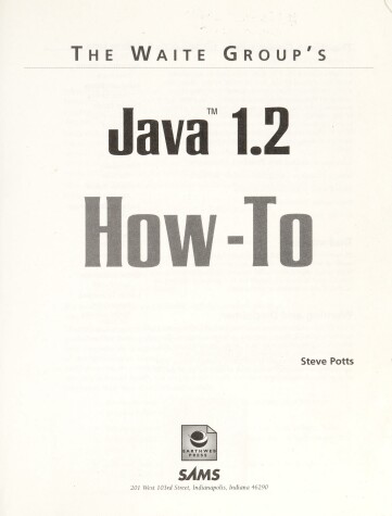 Cover of Java 1.2 How-to