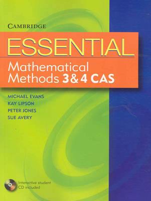 Book cover for Essential Mathematical Methods CAS 3 and 4 with Student CD-ROM