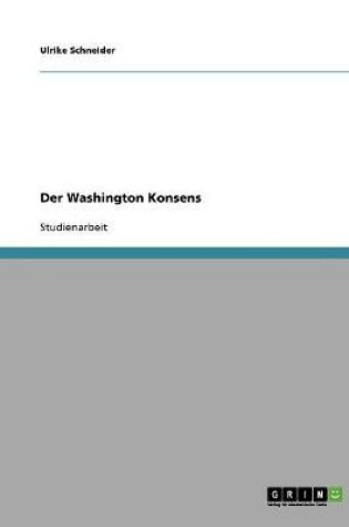 Cover of Der Washington Konsens