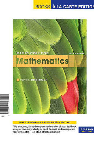 Cover of Basic College Mathematics, Books a la Carte Edition