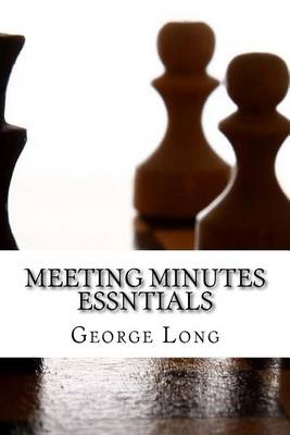 Book cover for Meeting Minutes Essntials