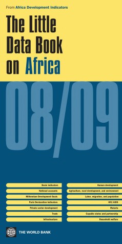 Book cover for The Little Data Book on Africa 2008-09