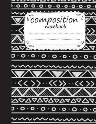 Book cover for Composition Notebook Design No.13 Style