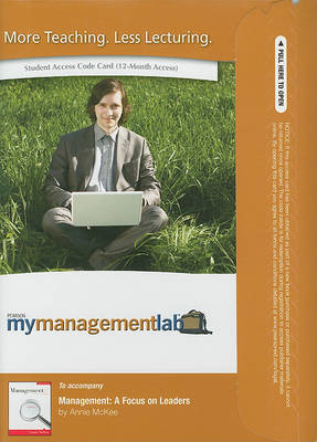 Book cover for MyLab Management -- Access Card -- for Management