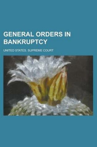 Cover of General Orders in Bankruptcy