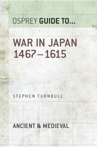 Cover of War in Japan 1467-1615