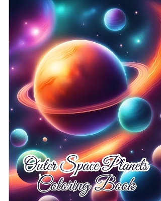 Book cover for Outer Space Planets Coloring Book