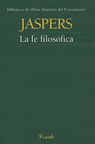 Cover of La Fe Filosofica