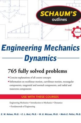 Cover of Schaum's Outline of Engineering Mechanics Dynamics