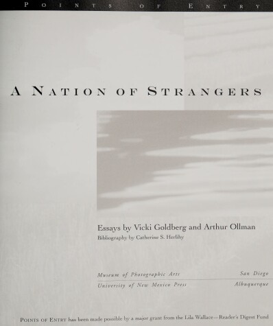 Book cover for Nation of Strangers