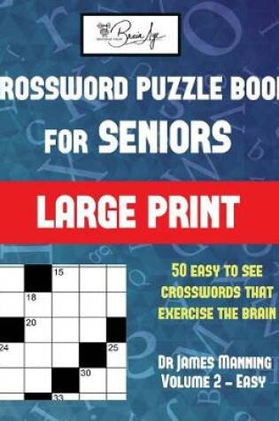 Cover of Crossword Puzzle Books for Seniors (Vol 2 - Easy)