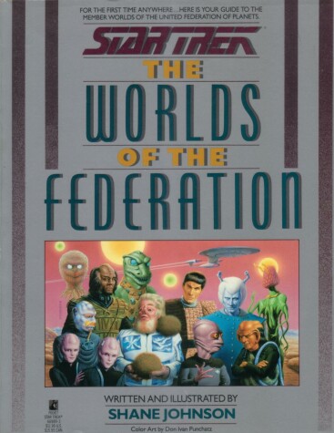Book cover for Star Trek, the Worlds of the Federation