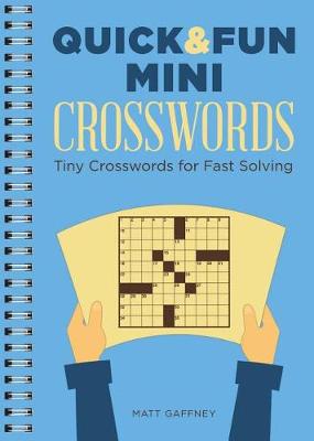 Book cover for Quick & Fun Mini Crosswords