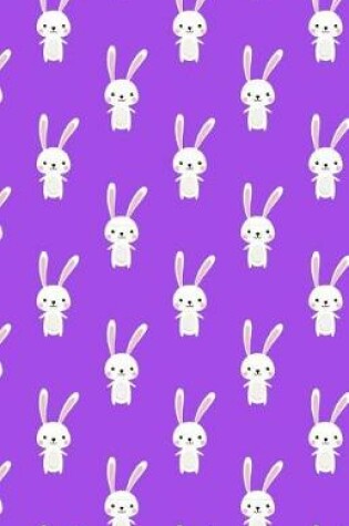 Cover of Journal Notebook For Animal Lovers - Cute Rabbit Pattern - Mauve