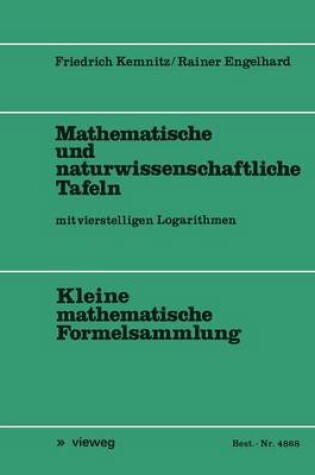 Cover of Mathematische Und Naturwissenschaftliche Tafeln