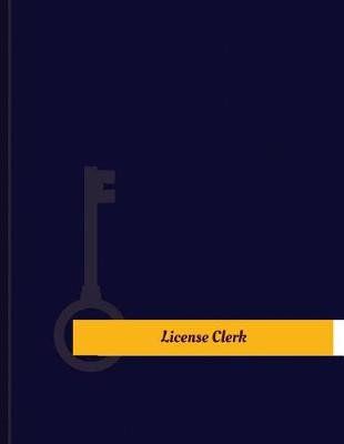 Book cover for License Clerk Work Log