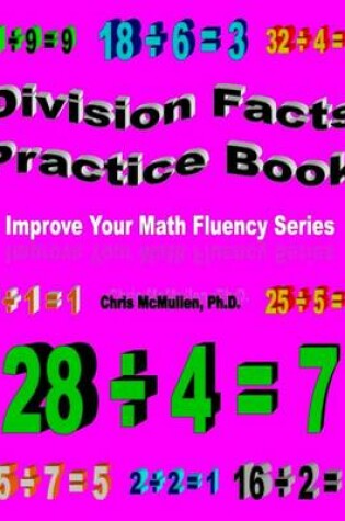 Cover of Division Facts Practice Book