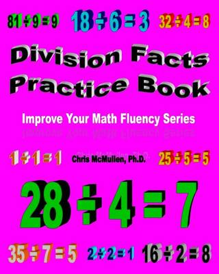 Book cover for Division Facts Practice Book