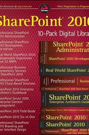 Cover of Sharepoint 2010 Wrox 10-Pack Digital Library