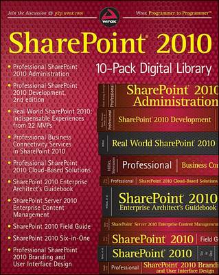 Book cover for Sharepoint 2010 Wrox 10-Pack Digital Library