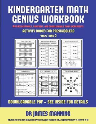 Cover of Activity Books for Preschoolers (Kindergarten Math Genius)