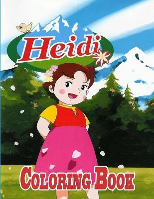 Book cover for Heidi Coloring Book