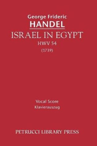 Cover of Israel in Egypt, HWV 54