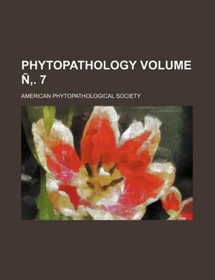 Book cover for Phytopathology Volume N . 7