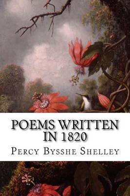 Book cover for Poems Written In 1820