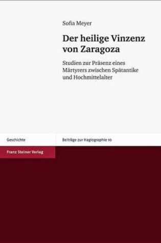 Cover of Der Heilige Vinzenz Von Zaragoza