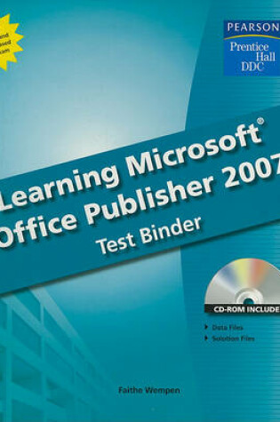 Cover of Learning Microsoft Publisher 2007 Test Binder