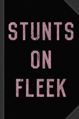 Book cover for Stunts on Fleek Cheer Cheerleading Journal Notebook