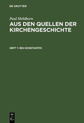 Book cover for Bis Konstantin