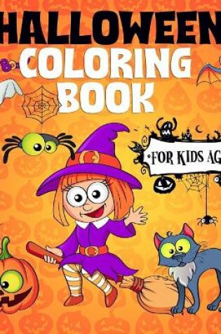 Cover of Halloween Coloring Book For Kids Ages 2-5