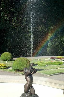 Book cover for Rainbow Over a Garden Fountain