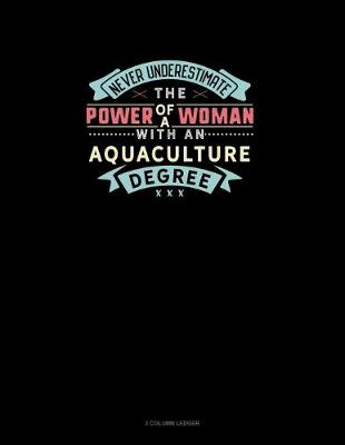 Book cover for Never Underestimate The Power Of A Woman With An Aquaculture Degree