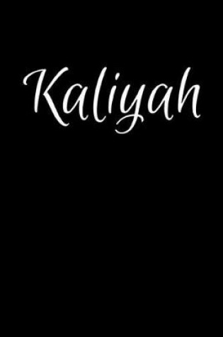 Cover of Kaliyah