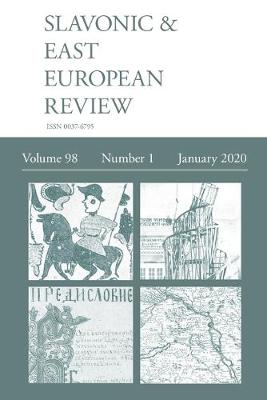 Book cover for Slavonic & East European Review (98