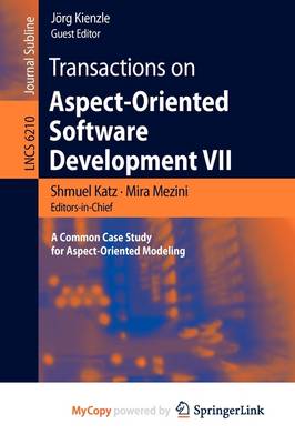 Cover of Transactions on Aspect-Oriented Software Development VII