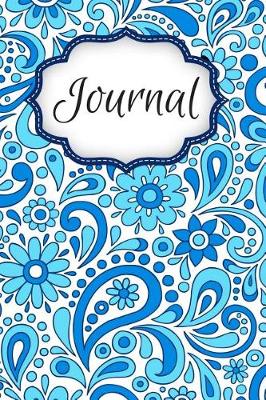 Book cover for Blue Floral Pattern Journal