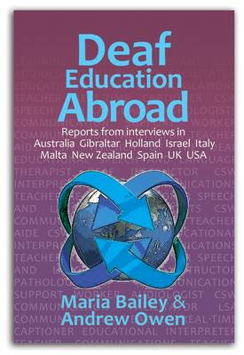 Book cover for Deaf Education Abroad
