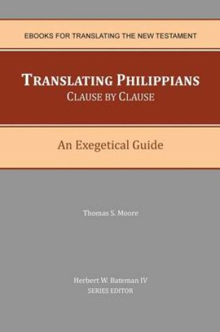 Cover of Translating Philippians Clause by Clause