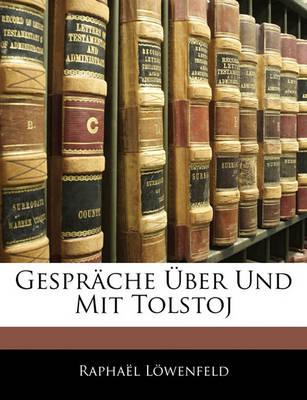 Book cover for Gesprache Uber Und Mit Tolstoj