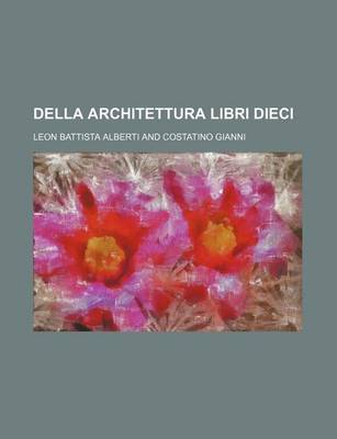 Book cover for Della Architettura Libri Dieci