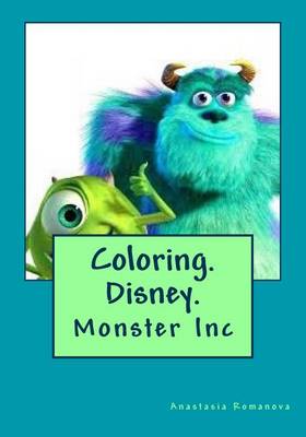 Book cover for Coloring.Disney.Monster Inc