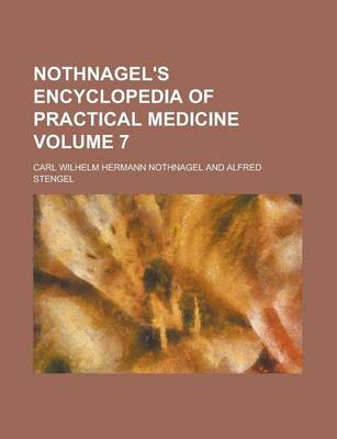 Book cover for Nothnagel's Encyclopedia of Practical Medicine (Volume 9)