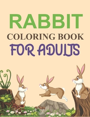 Book cover for Rabbit Coloring Book For Adults