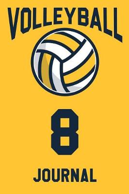 Book cover for Volleyball Journal 8