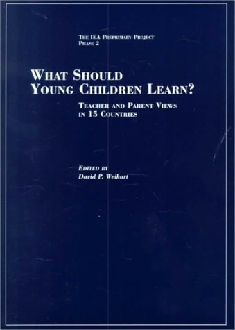 Book cover for What Should Young Children Learn?